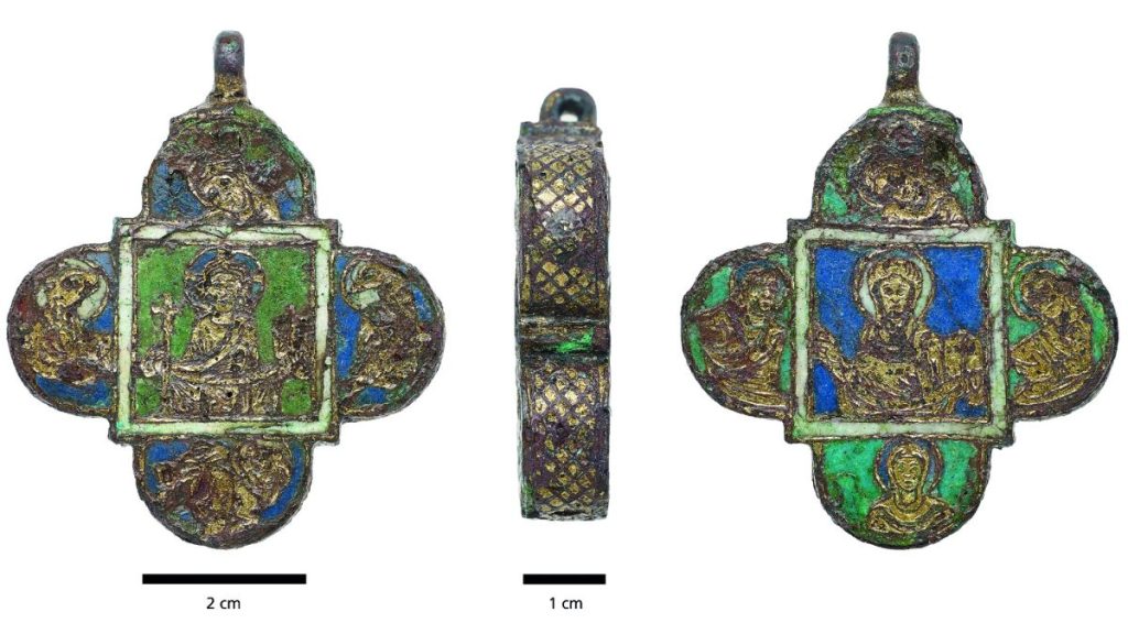 Medieval pendant found in a garbage pit may hold the