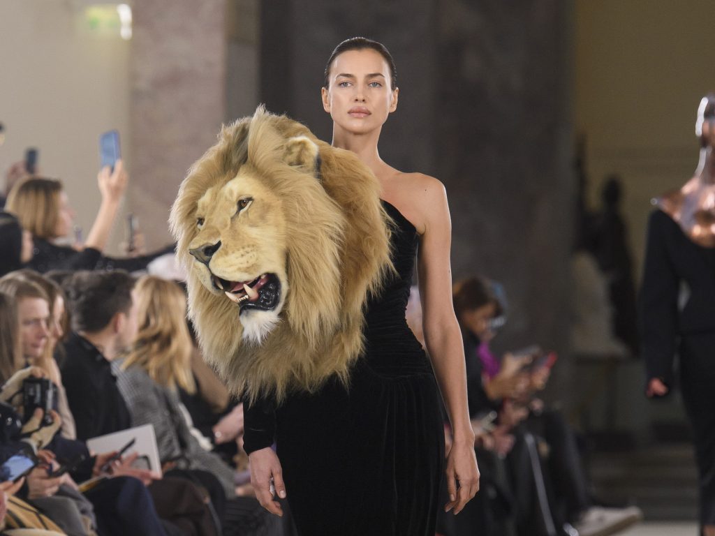 Schiaparelli Lion Dress at Haute Couture Week Draws Backlash