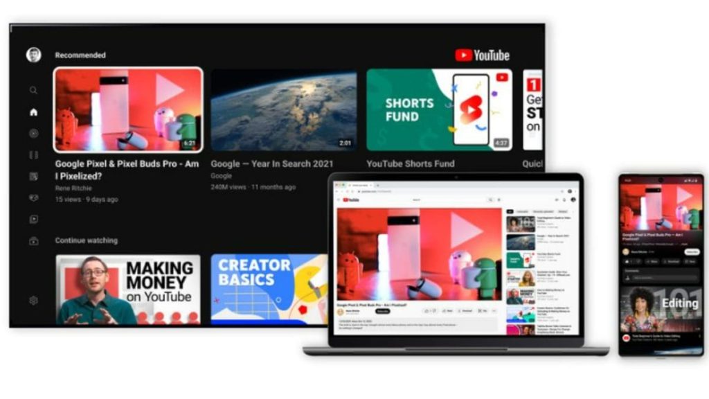 YouTube Redesign with Immersive Interface, Ambient Mode, More Announced