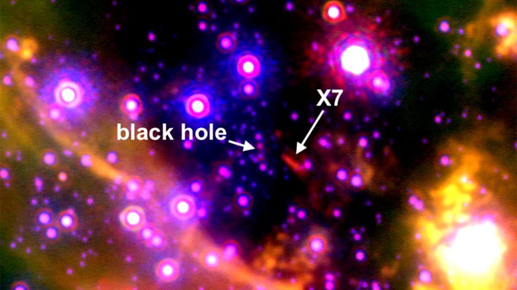 A mysterious object is being sucked into our galaxy’s black