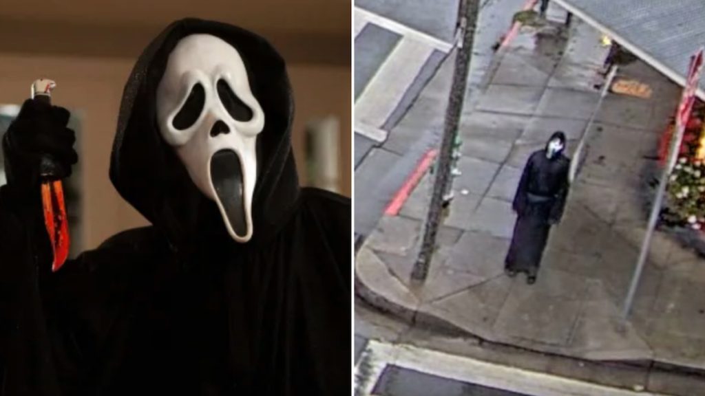 Fake Ghostfaces are appearing in cities to promote Scream 6