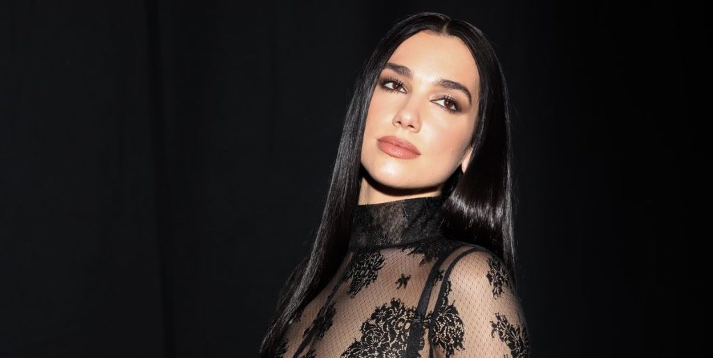 Dua Lipa Looks Incredible in a See-Through Lace Jumpsuit and