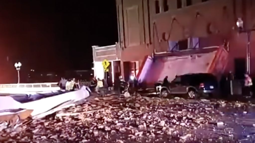 Severe storm collapses roof at Morbid Angel show in Illinois,