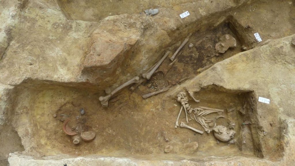 Ancient necropolis unearthed just feet away from bustling Paris train