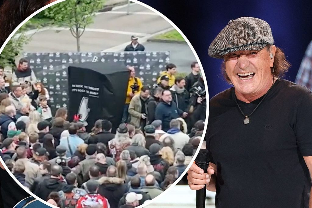 Brian Johnson Statue Unveiled Where He First Played With AC/DC