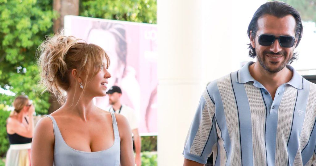 Sydney Sweeney and Her Fiancé Match in Coordinating Powder Blues