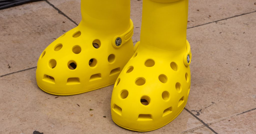 The Viral Big Red Boots Just Got Croc-ified, and We’re