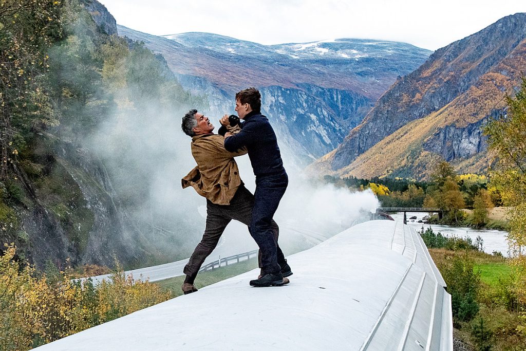 Watch Tom Cruise Fight on Top of a Speeding Train