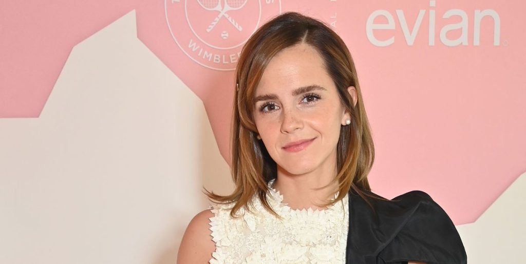 Emma Watson Wears Chic Lace Minidress With Big Bow Embellishment