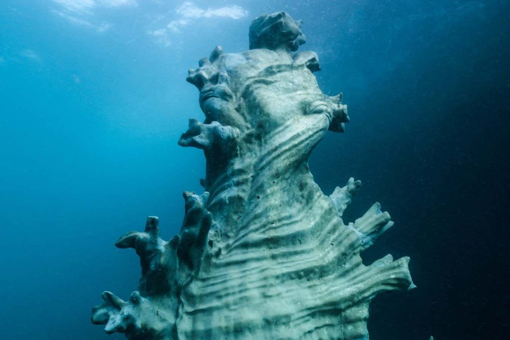 These beautiful sculptures are watching over the Great Barrier Reef