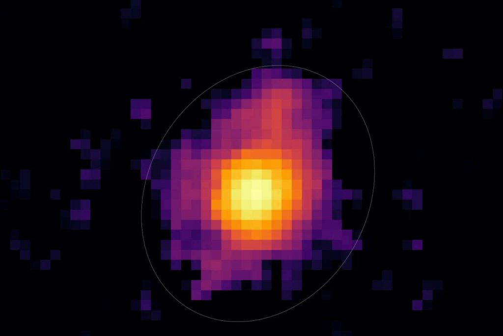 Fast-growing galaxy seen by JWST offers window on the early