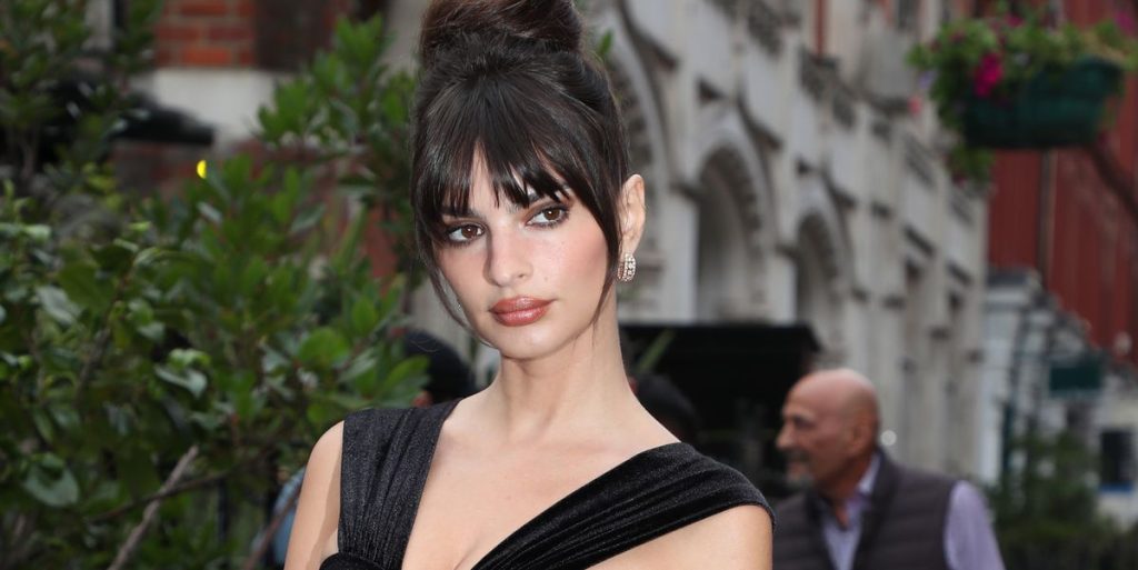 Emily Ratajkowski Wore a Sultry Black Dress With Multiple Cutouts