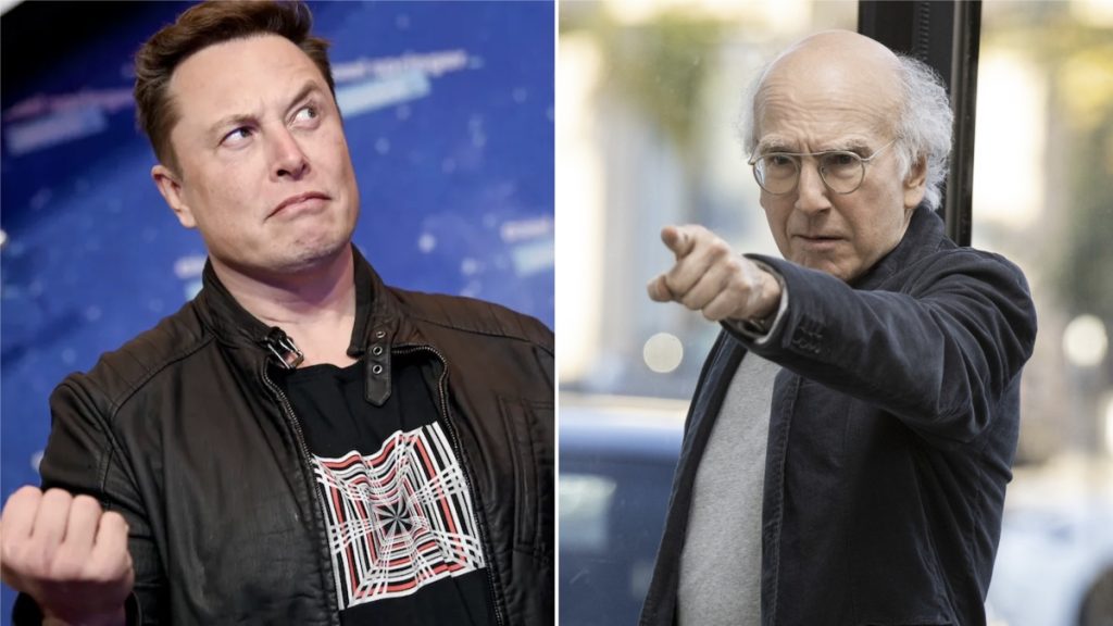 Larry David confronted Elon Musk at a wedding