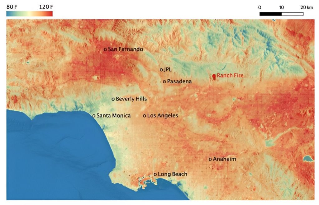 NASA maps key heat wave differences in Southern California