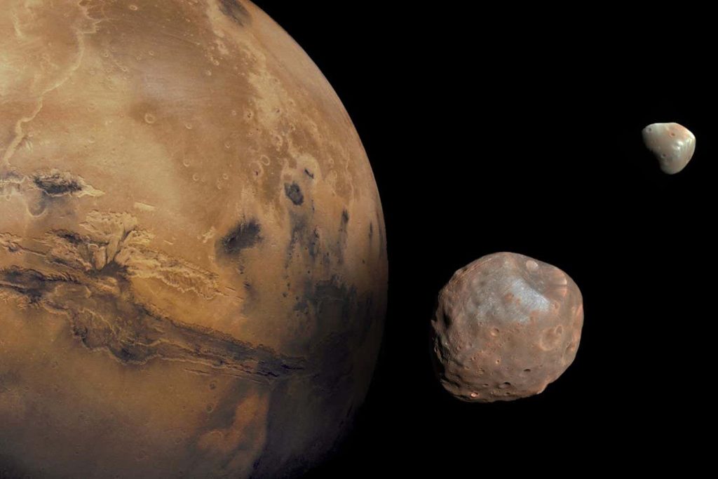 The moons of Mars may have been formed in an