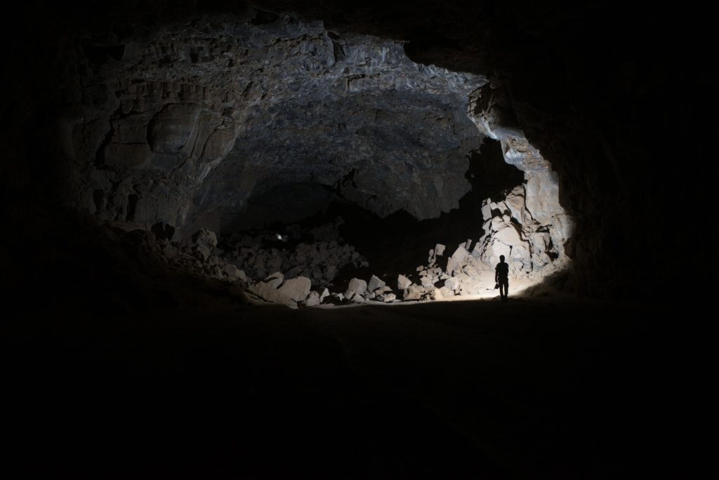 First evidence of human occupation in lava tube cave in