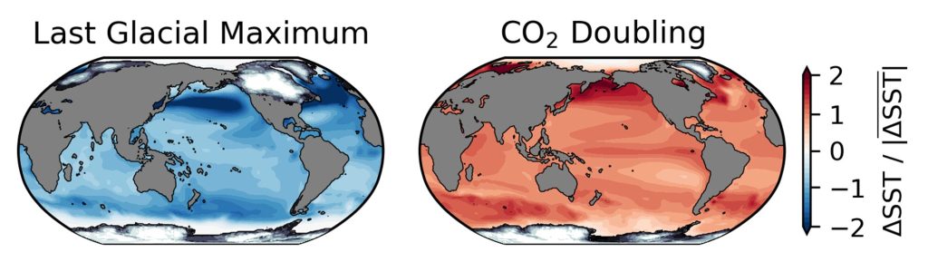 Ice age climate analysis reduces worst-case warming expected from rising