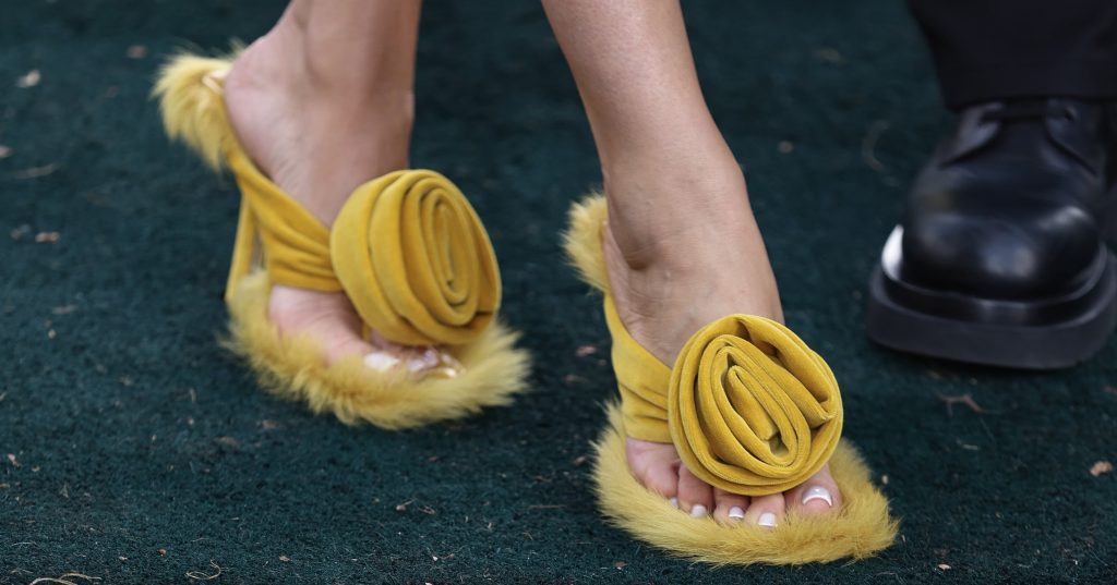 What’s With All the Fluffy Shoes at London Fashion Week?