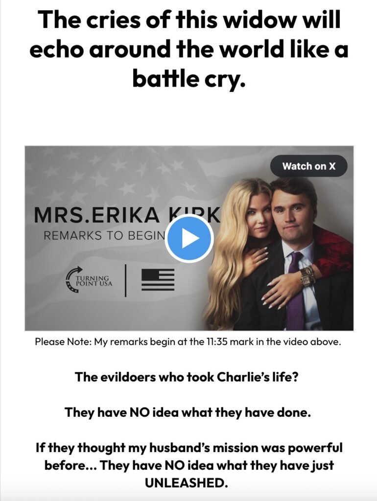 The Charlie Kirk Murder and Trump’s Destruction of America